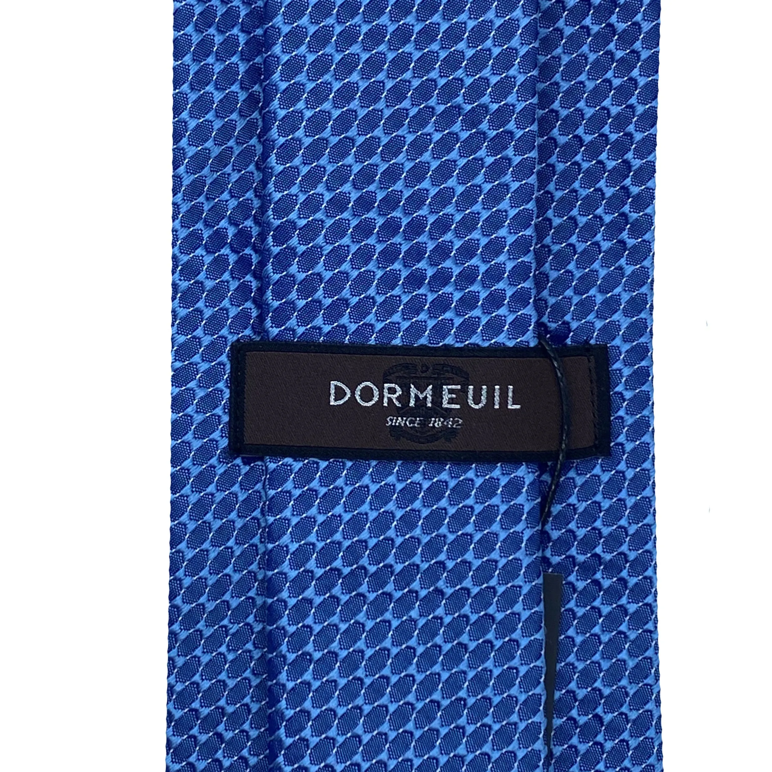 Dormeuil Patterned Blue Silk Tie