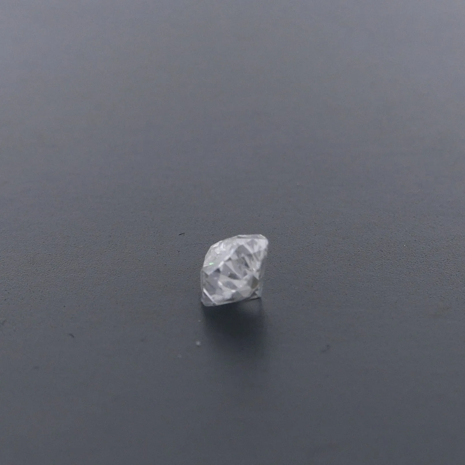 Estate Pear .81ct ESI1 Diamond