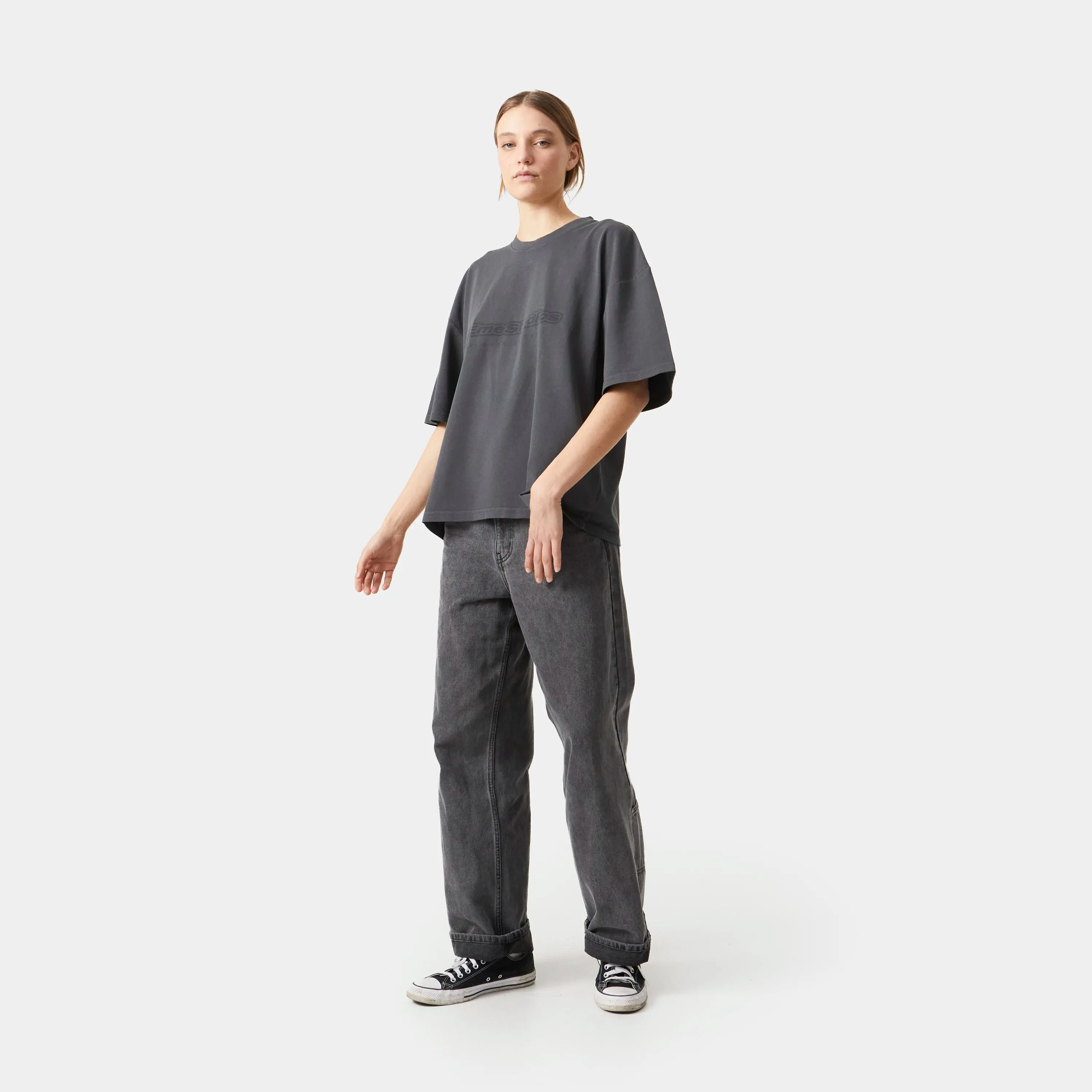 F Box Shadow Oversized Tee