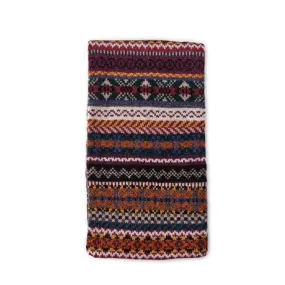 Fairisle Mens Patterned Scarf | Lochinver | Lomond