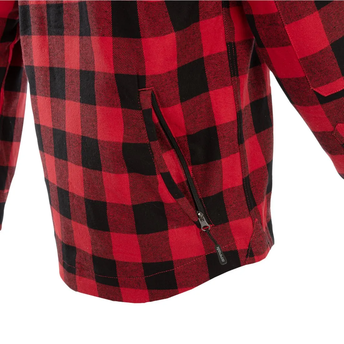 Flannel Insulated shirt Men (Red)