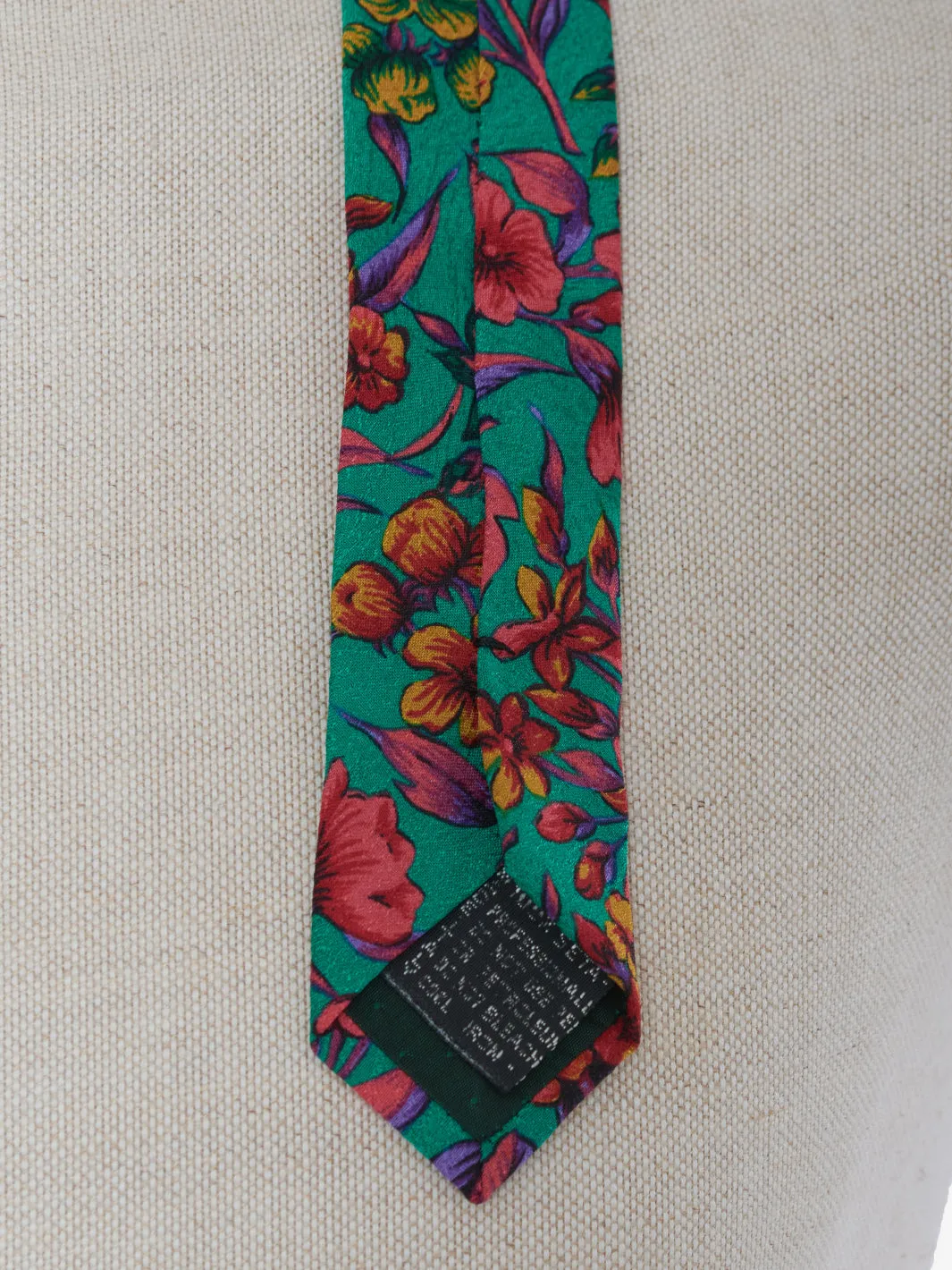 Gianni Versace 80s patterned tie