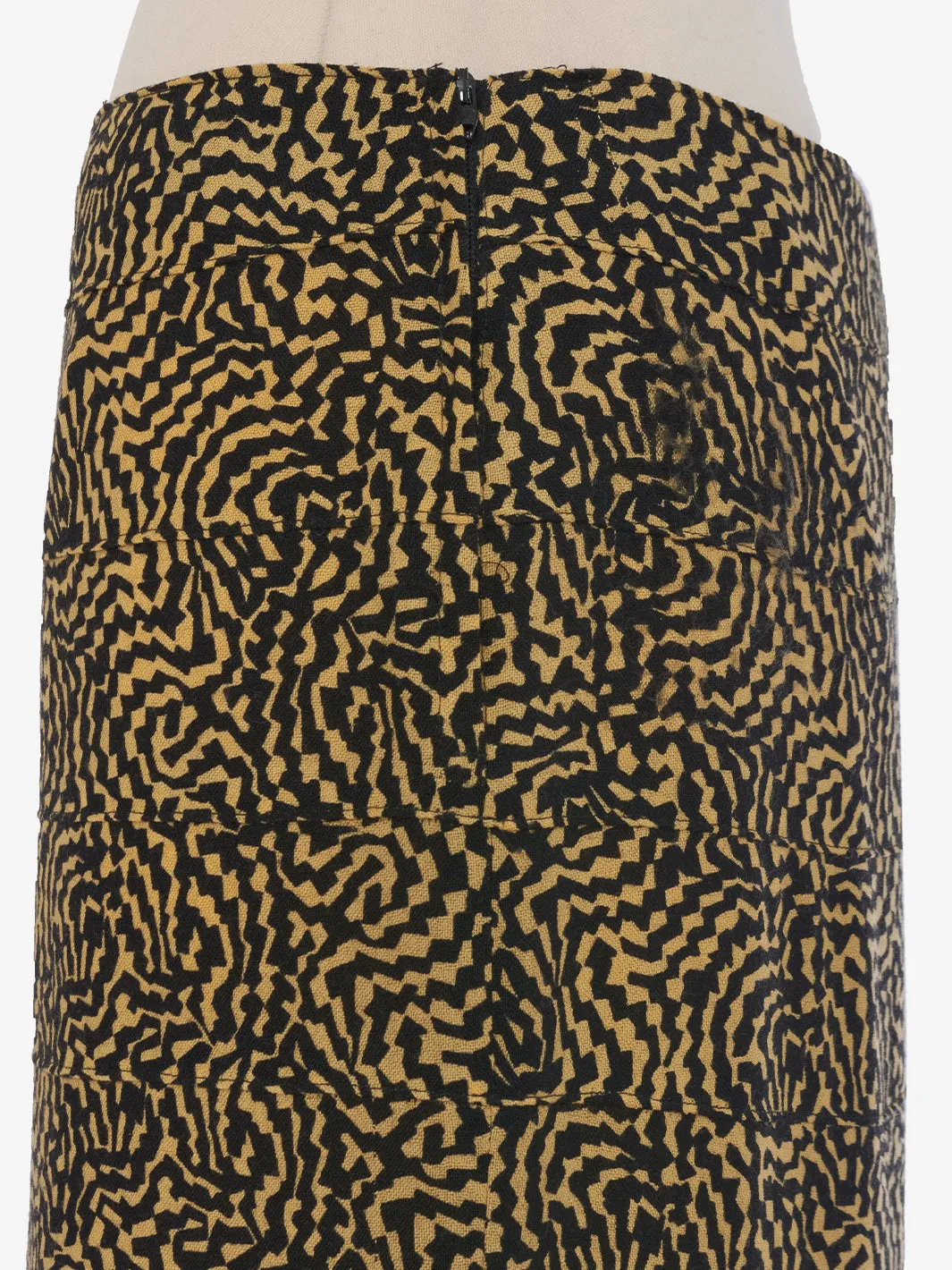 Gianni Versace Patterned Wool Skirt