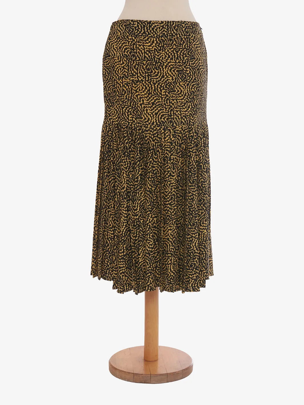 Gianni Versace Patterned Wool Skirt