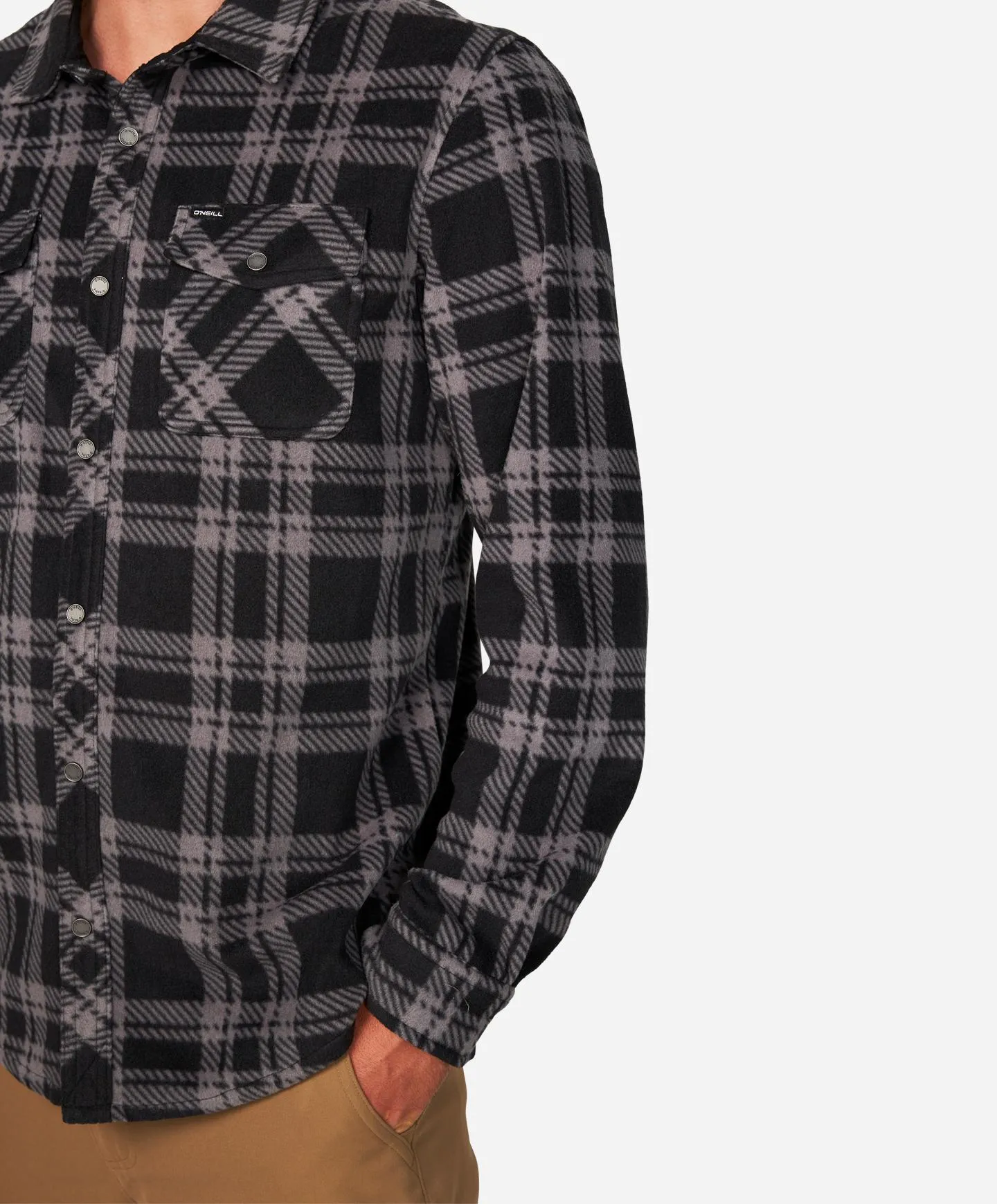 Glacier Plaid Shirt - Black