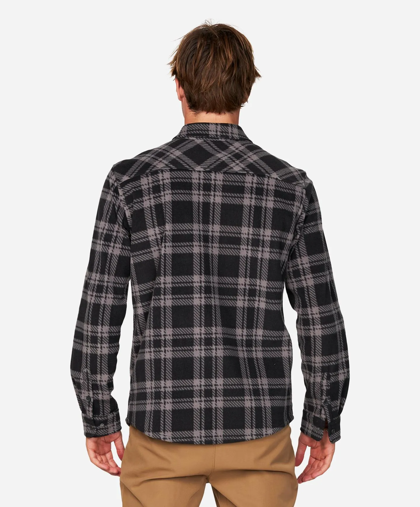 Glacier Plaid Shirt - Black