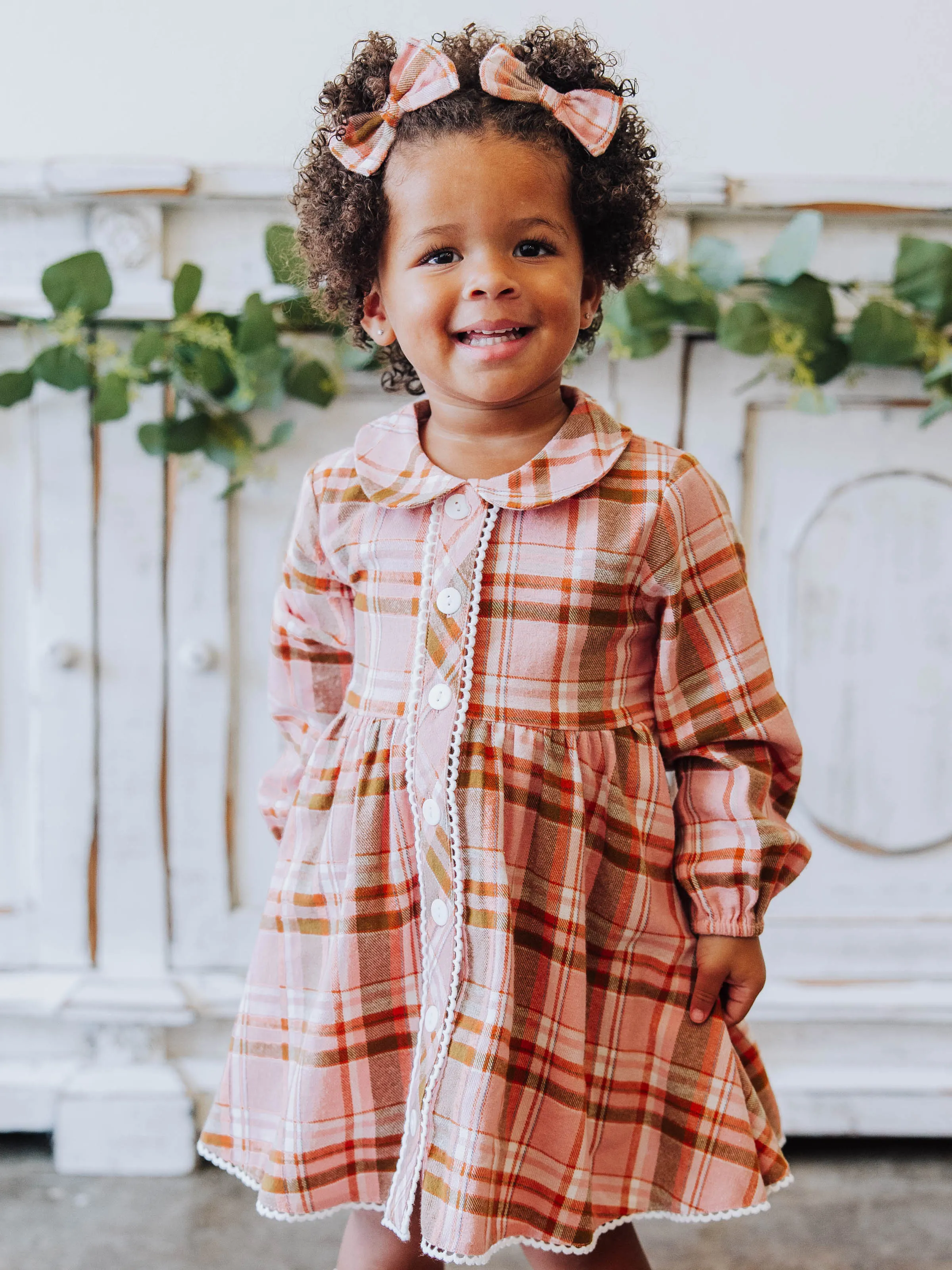 Goldie Dress - Mapleberry Plaid