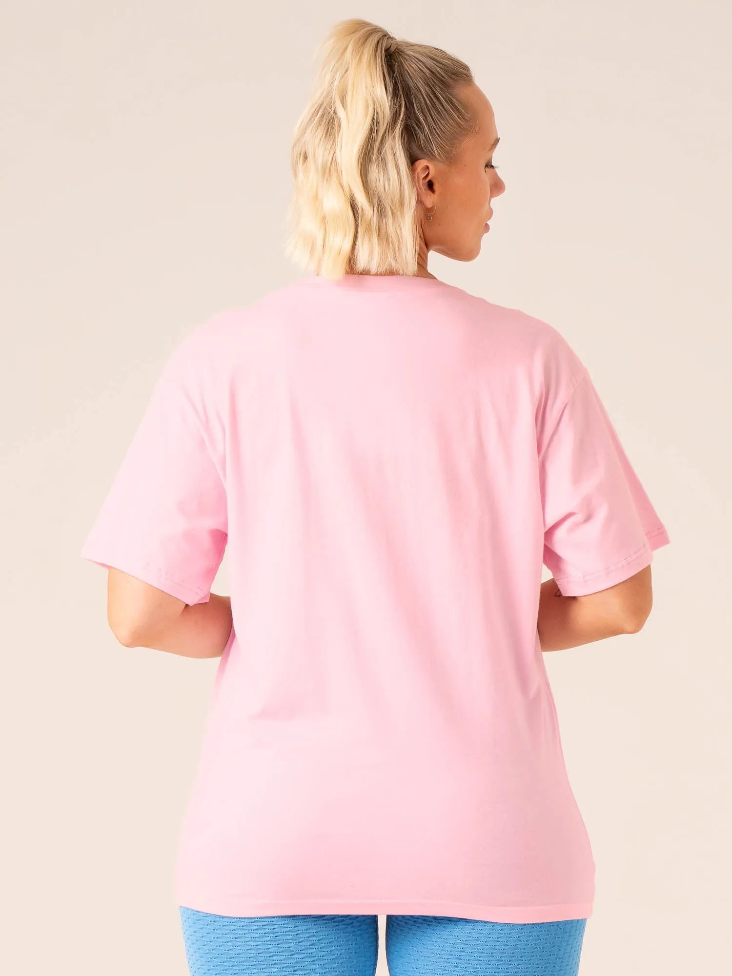 Grit Oversized T-Shirt - Pink