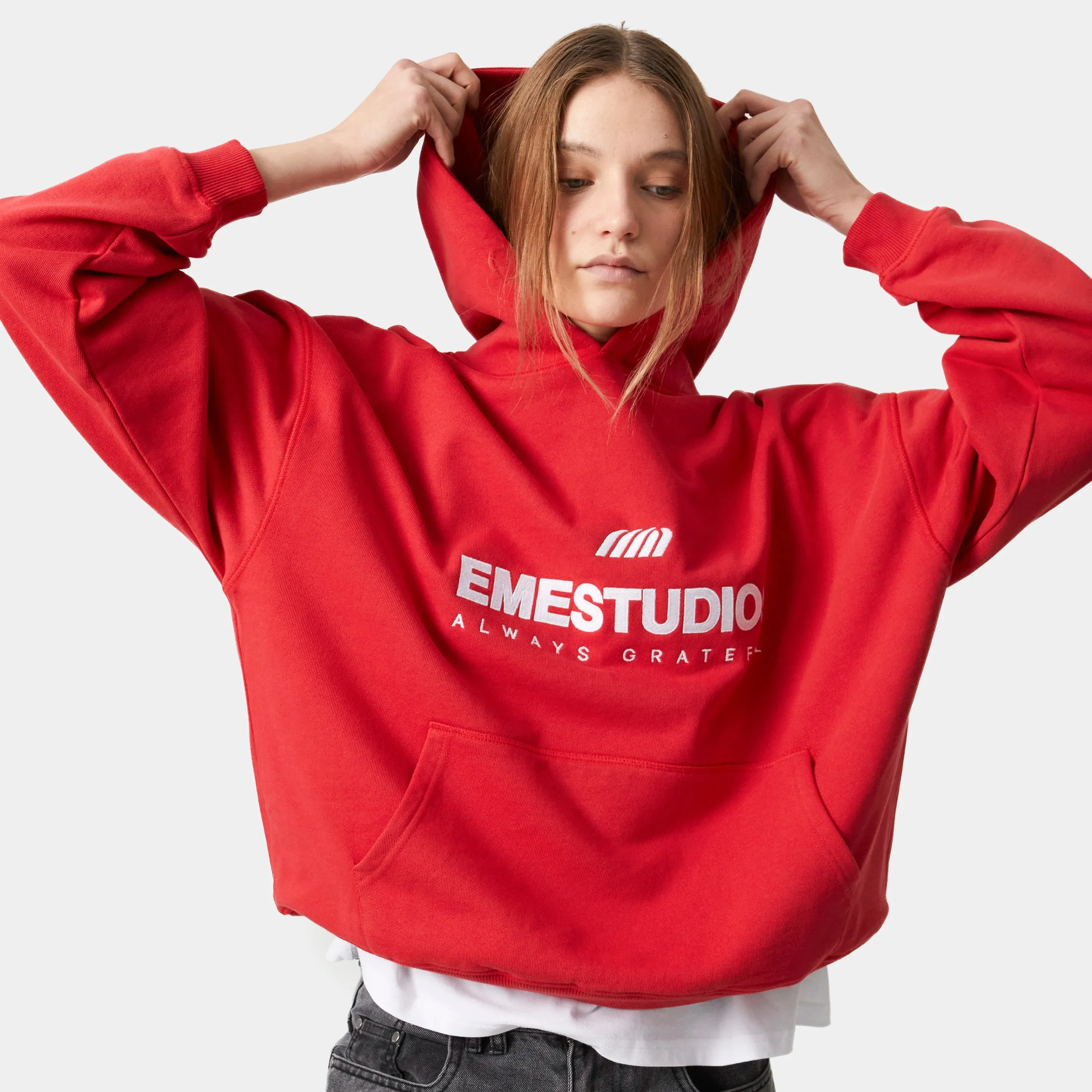 Hallmark Red Oversized Hoodie