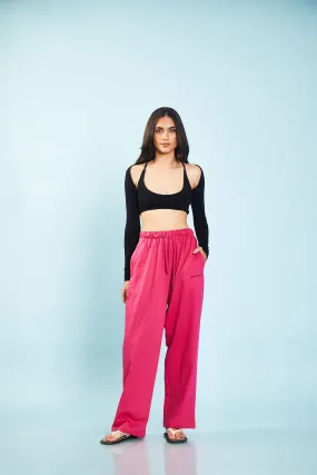 Hot Pink Loose Fit Joggers