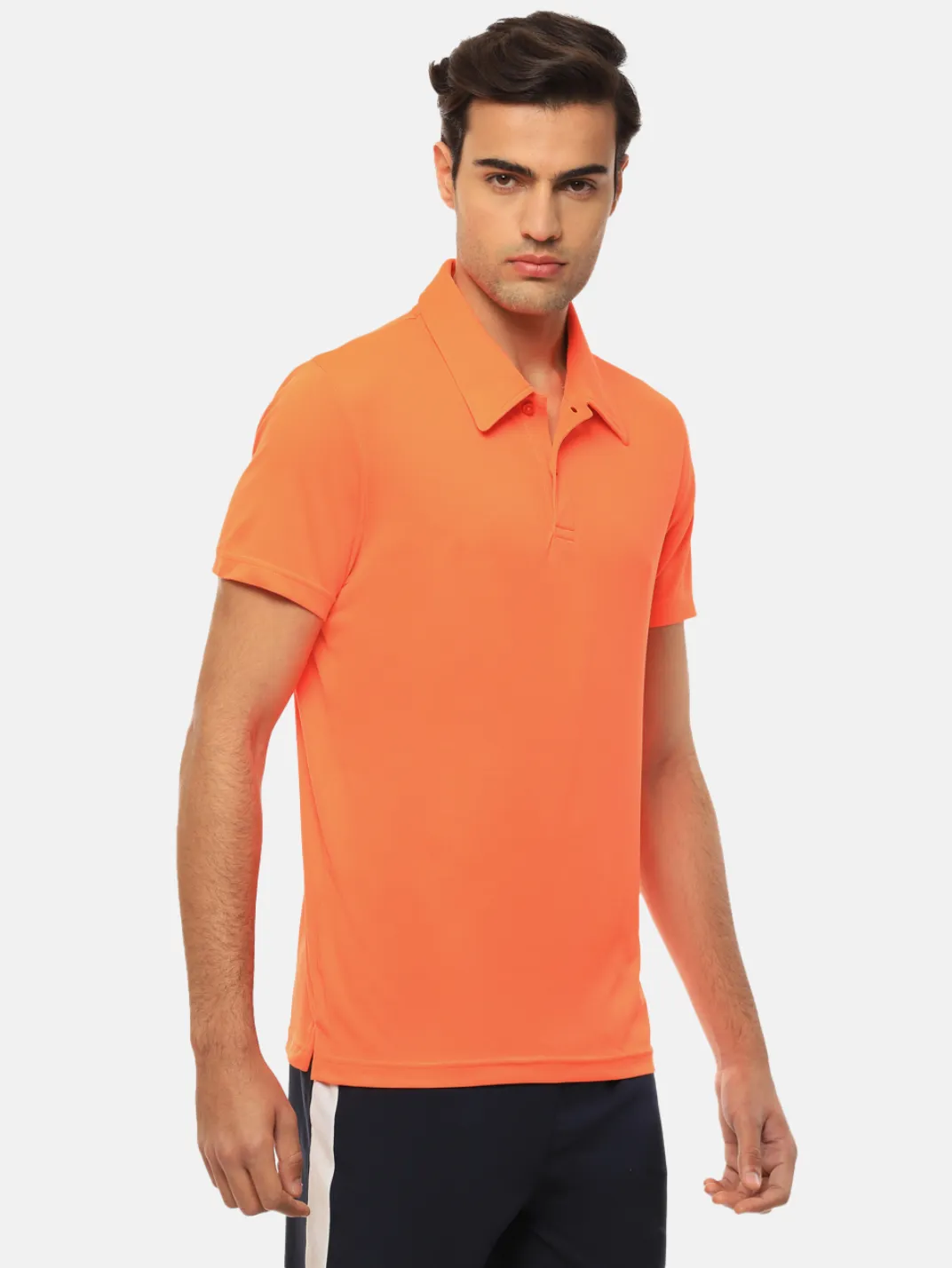 Hummel Men Orange B2B Poly Polo