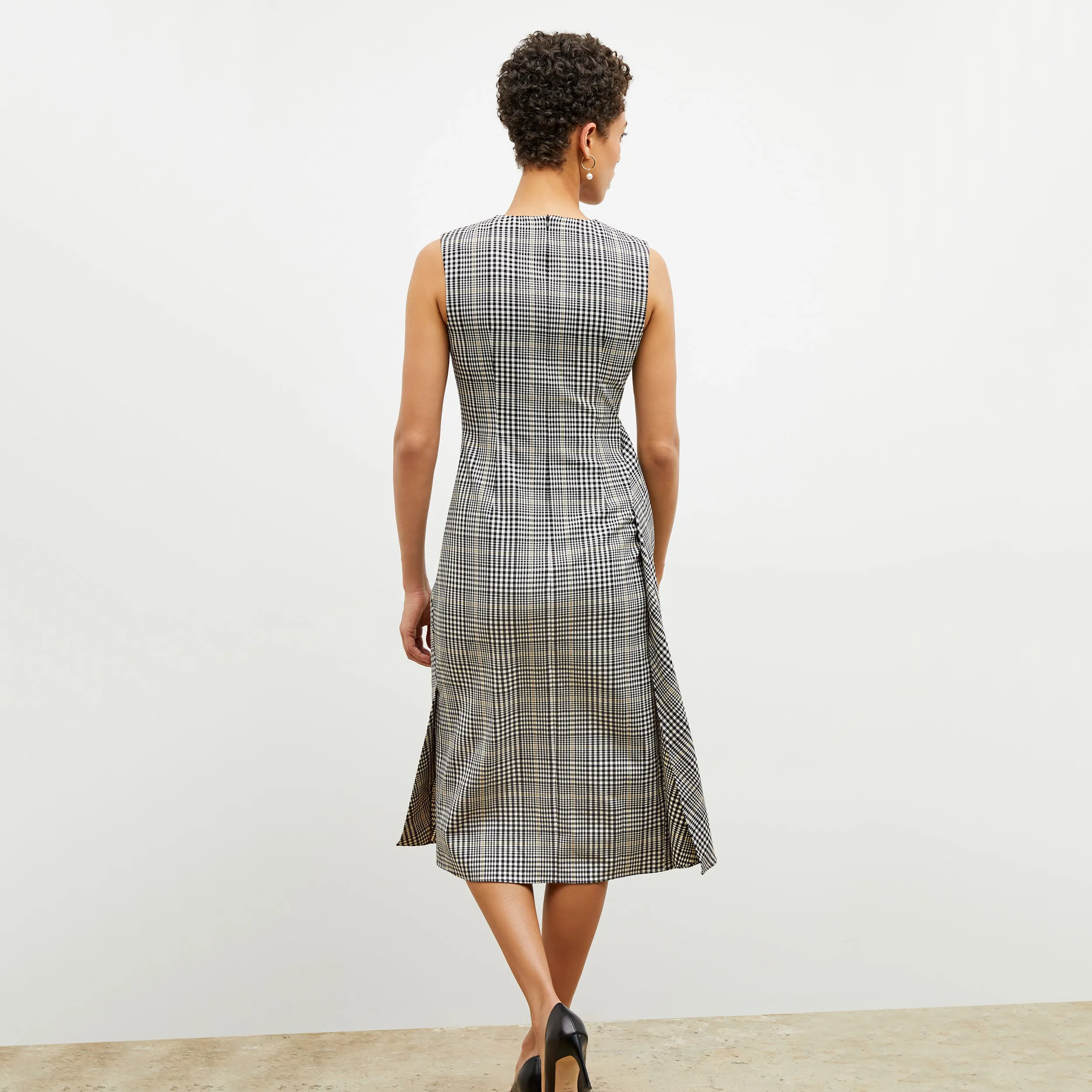 Jeannine Dress - Plaid Sharkskin :: Multi