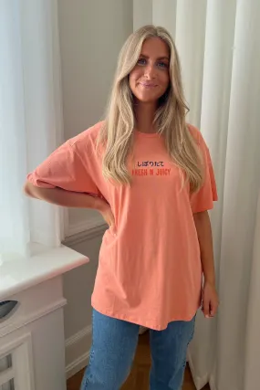 JXKayle Oversized Tshirt - Orange