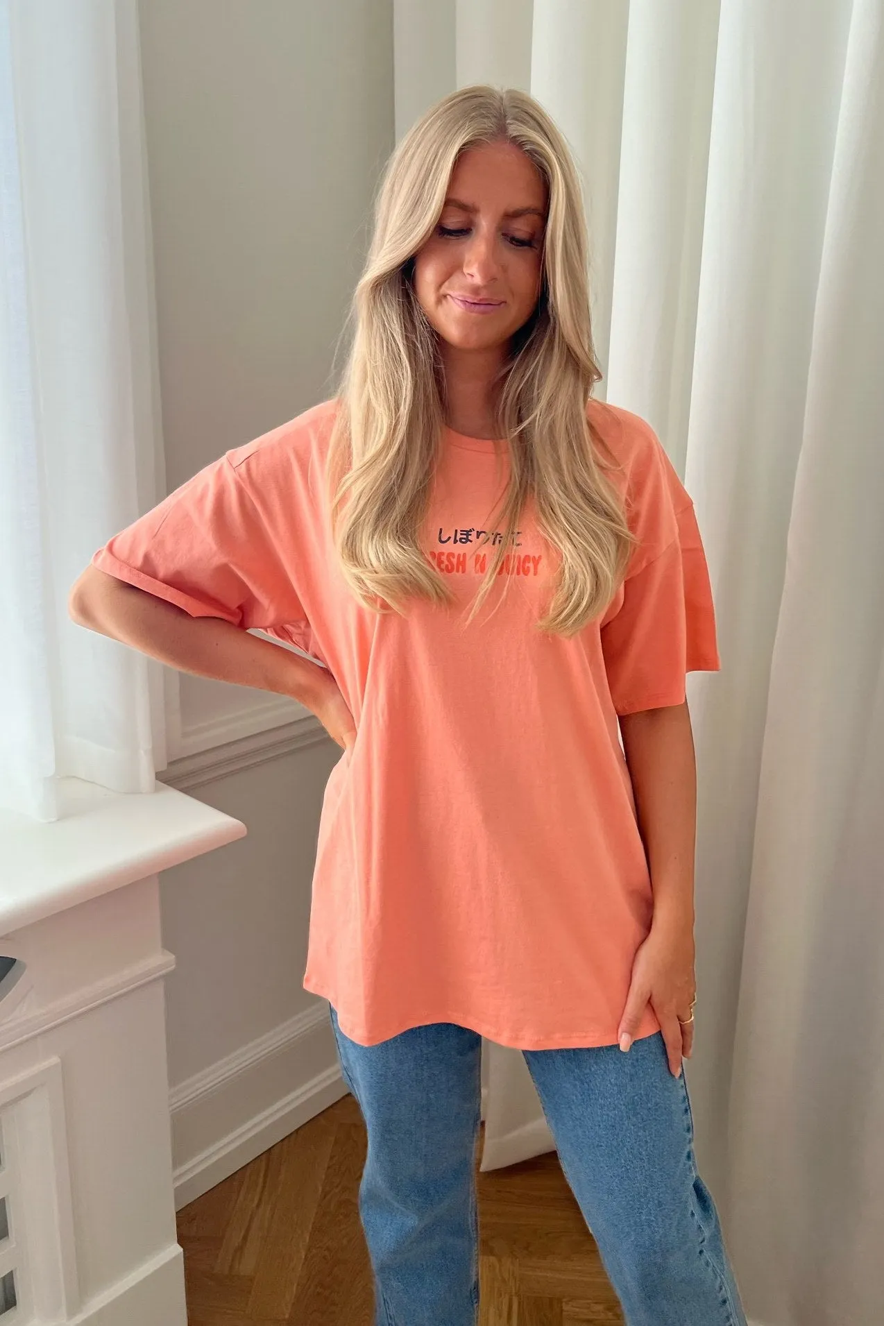 JXKayle Oversized Tshirt - Orange