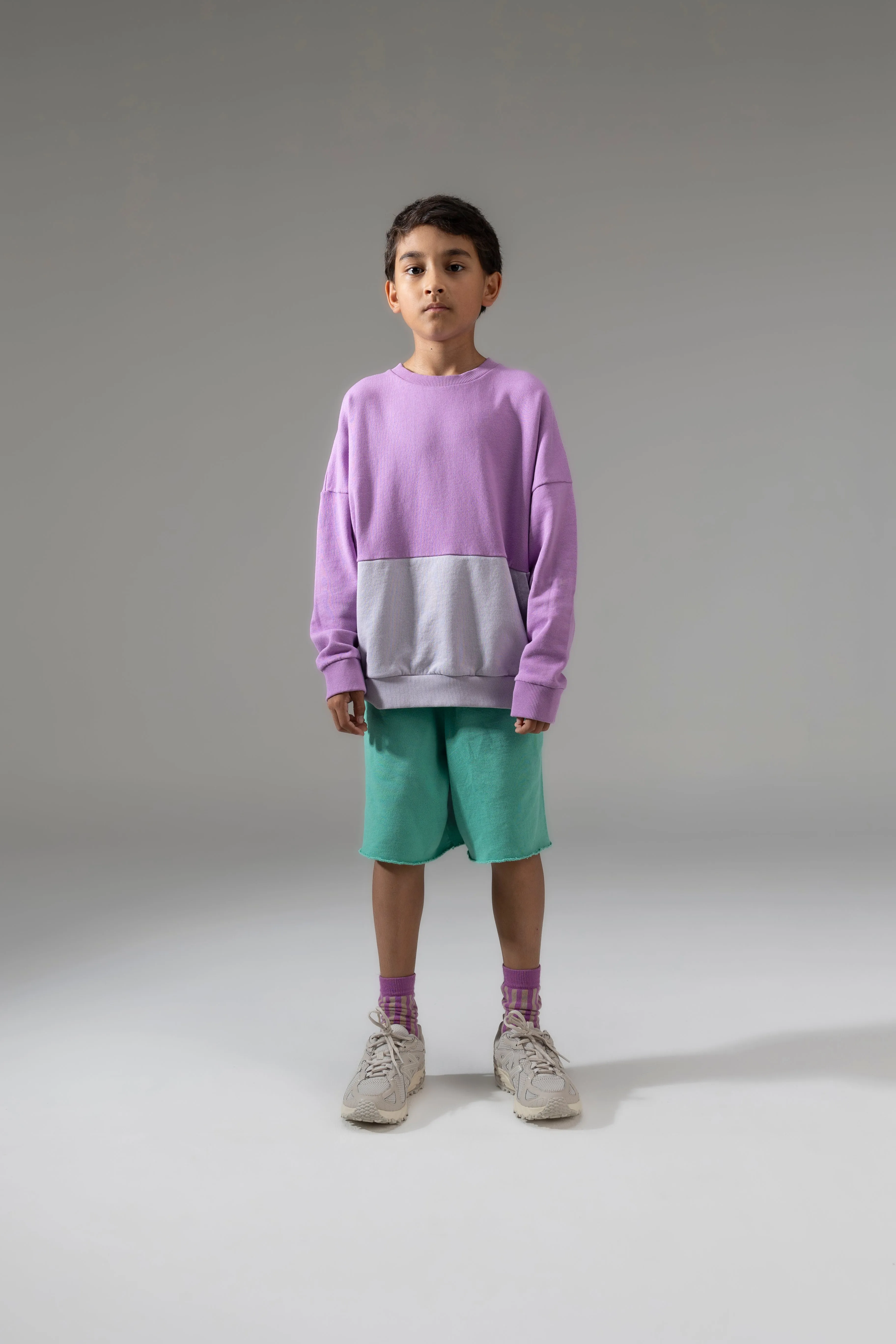 Kinder Short Oversized Turquoise