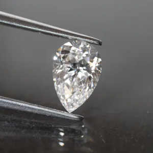 Lab grown diamond | IGI certificate, pear cut 8.5x5.5mm*, E color, VVS 2, *1 ct