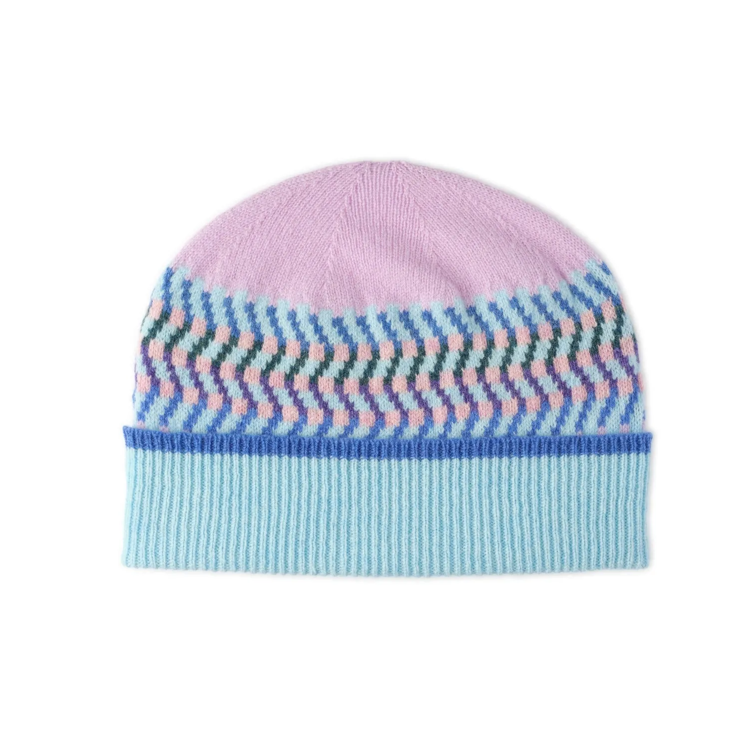 Ladies Patterned Beanie Hat | Corra | Lomond