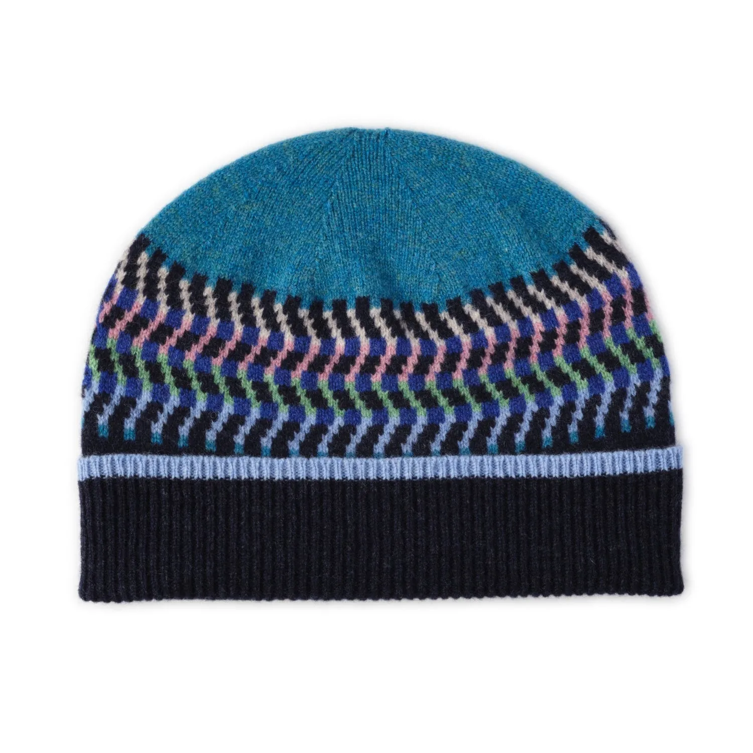 Ladies Patterned Beanie Hat | Corra | Lomond