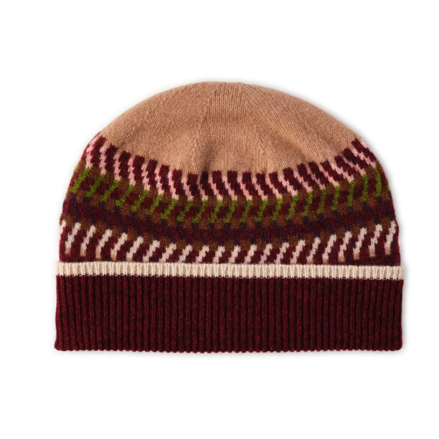 Ladies Patterned Beanie Hat | Corra | Lomond