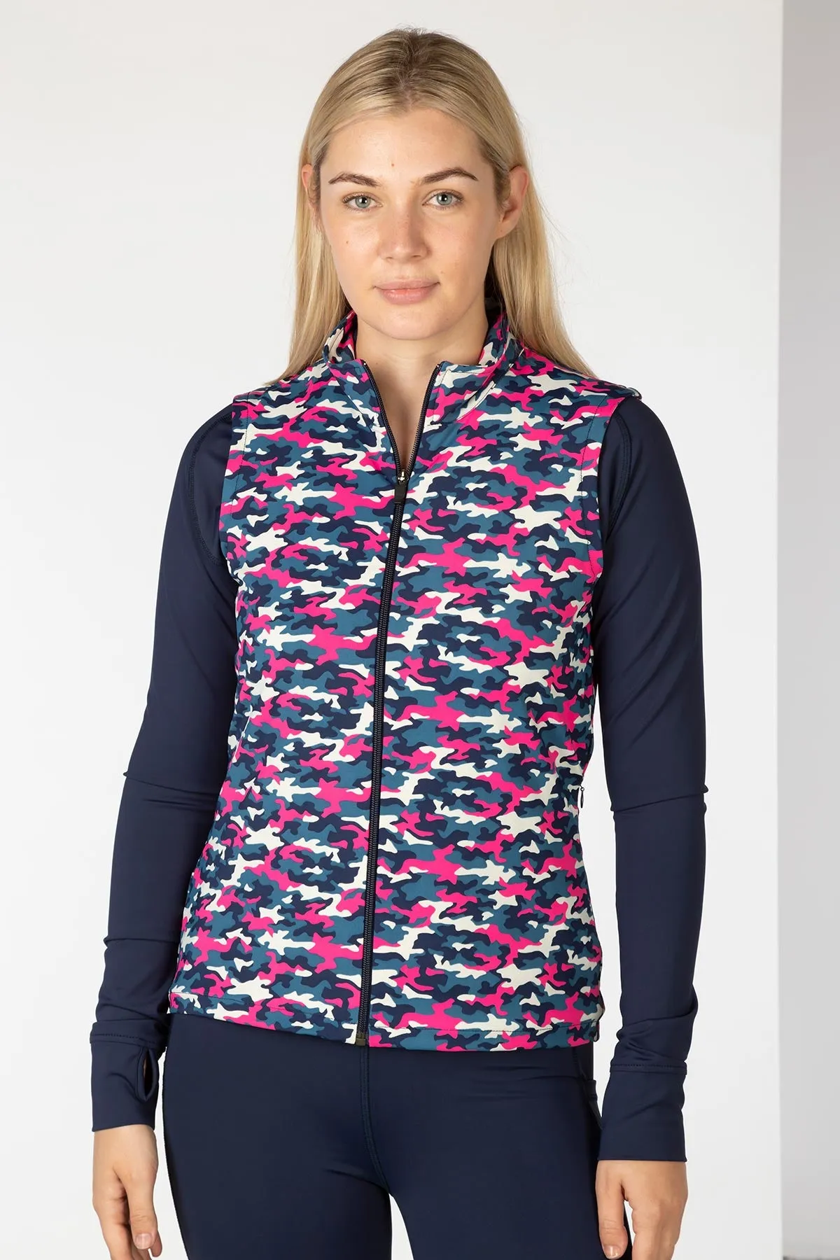 Ladies Patterned Sports Gilet - Skerne