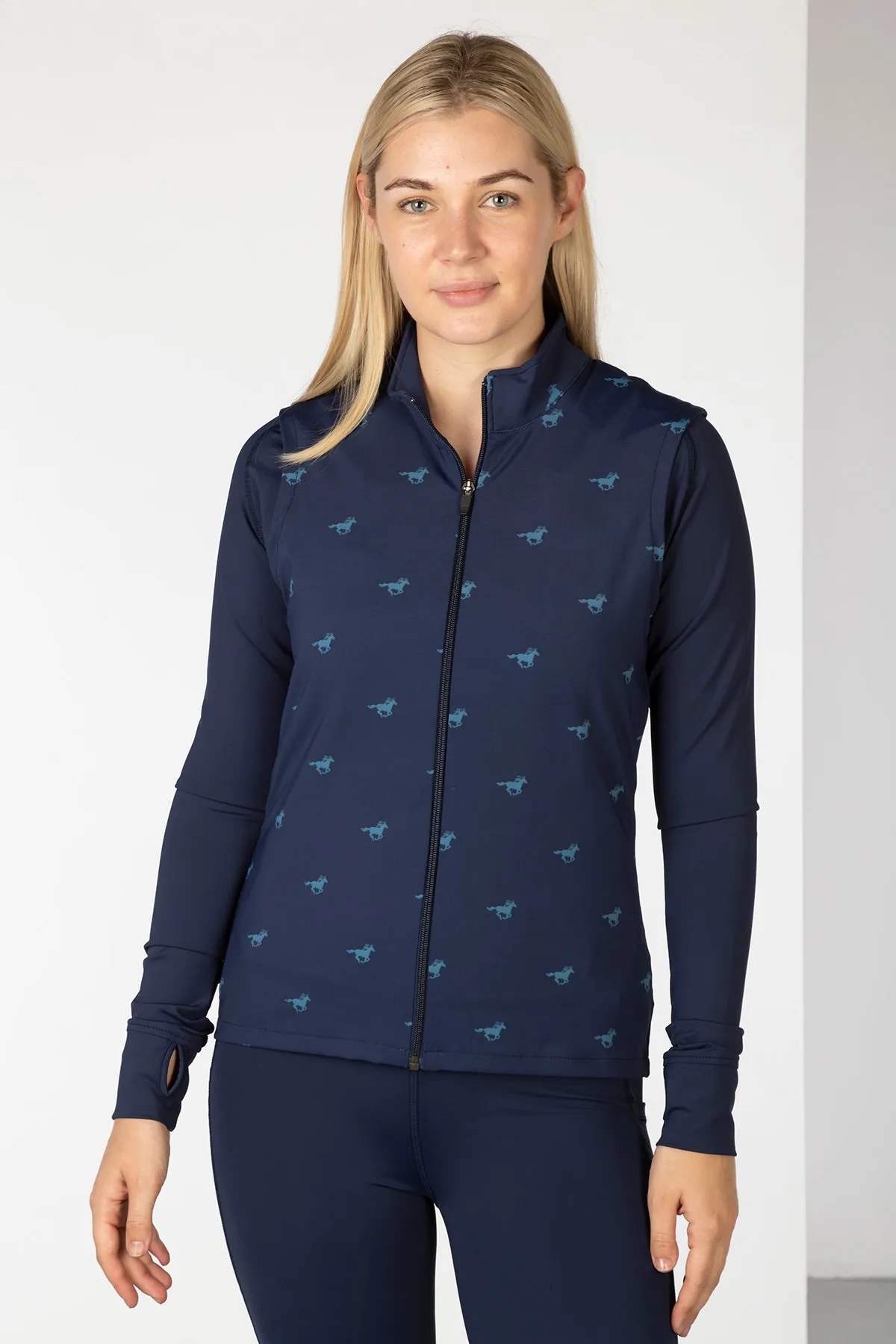 Ladies Patterned Sports Gilet - Skerne