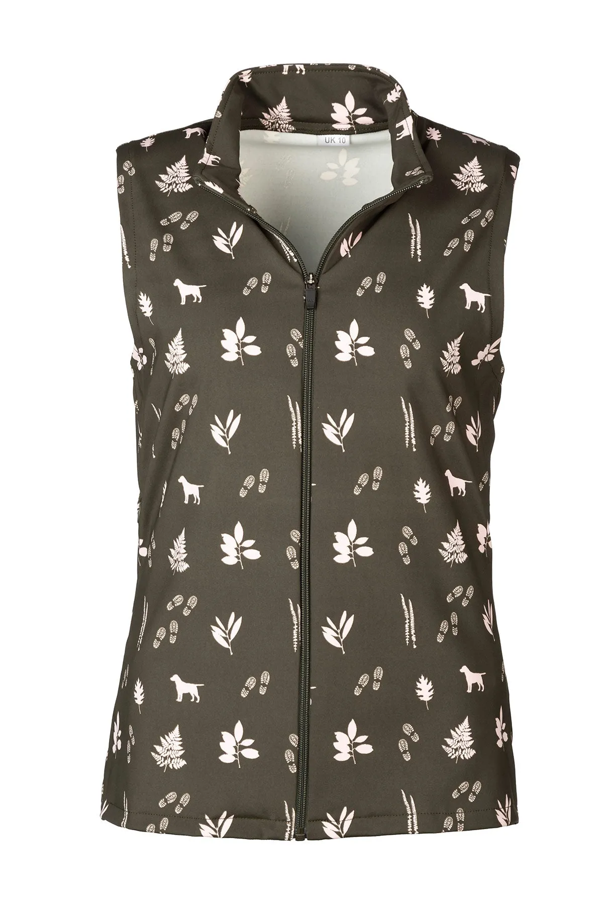 Ladies Patterned Sports Gilet - Skerne