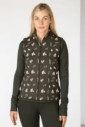 Ladies Patterned Sports Gilet - Skerne