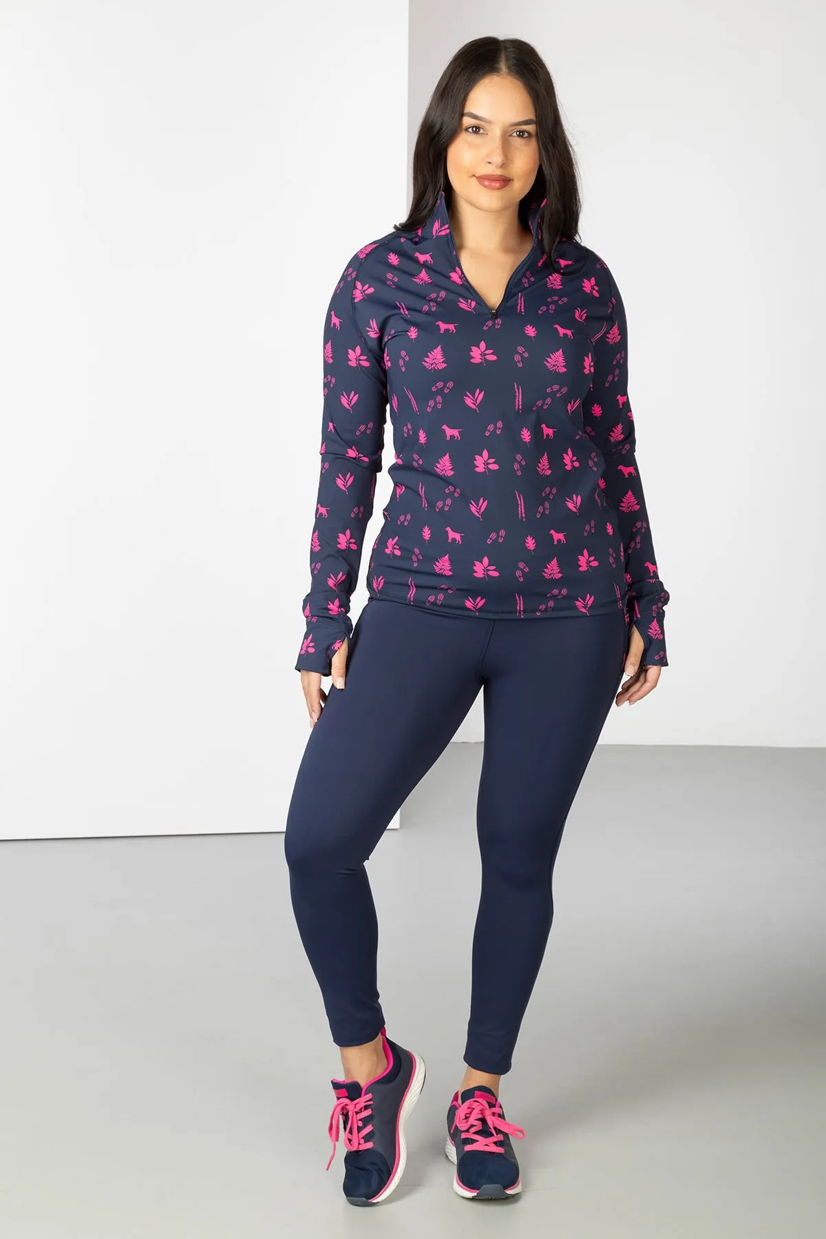 Ladies Patterned Sports Top - Skerne