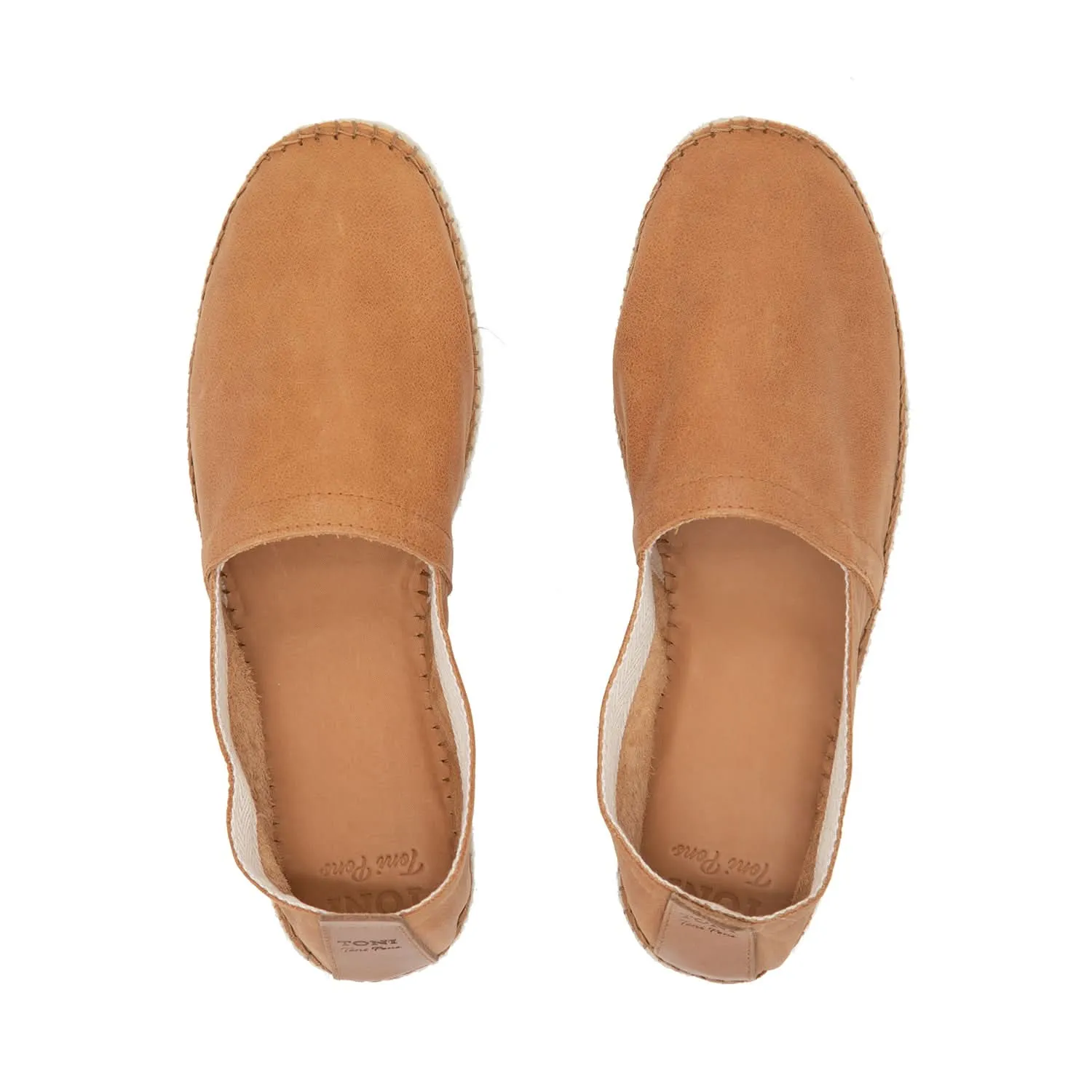 Leather Flat Espadrille for Men - Marc