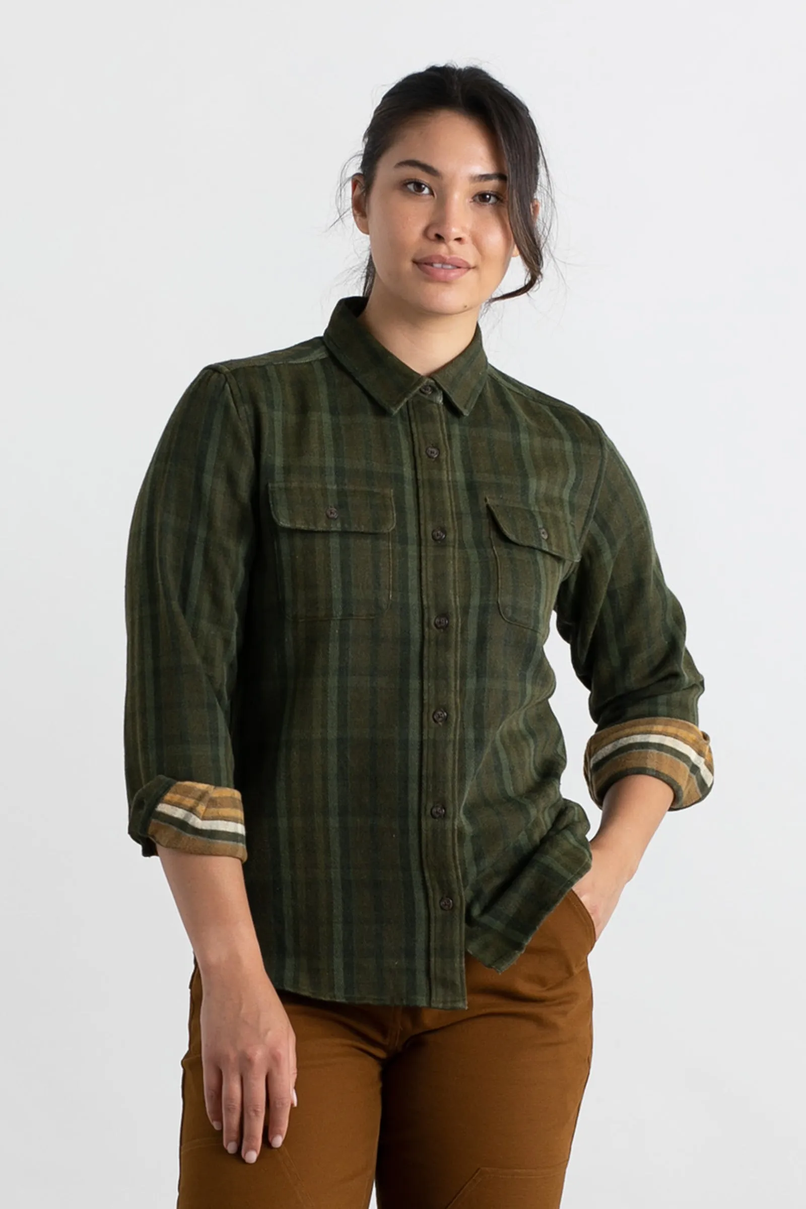 Lenon Shirt / Hemlock Plaid Doubleface