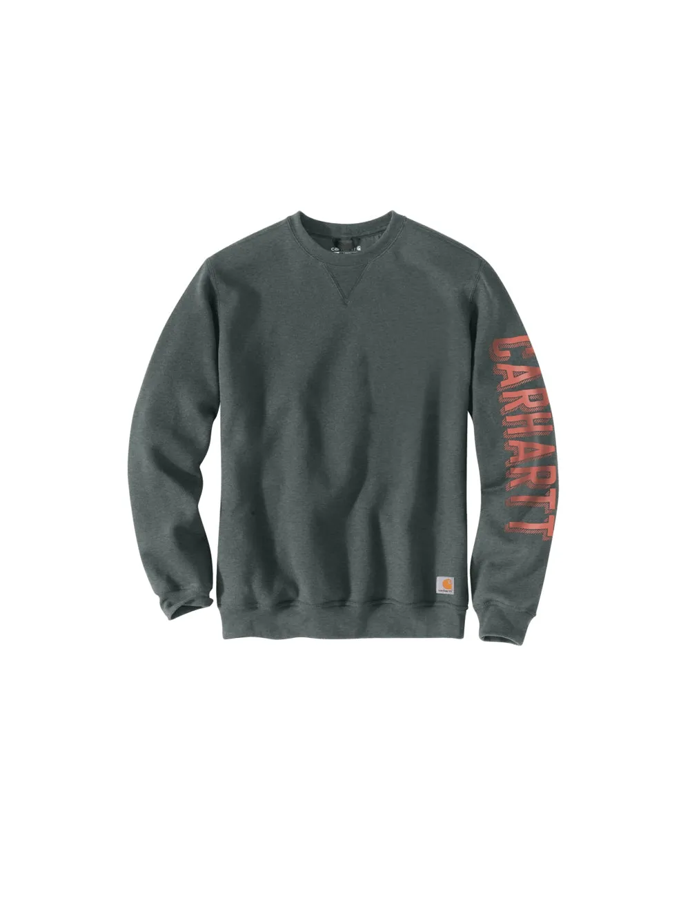 Loose Fit Midweight Crewneck Sleeve Graphic Sweatshirt