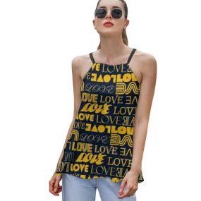 Loose Halter Neck Camisole (N01) Printed Camisole