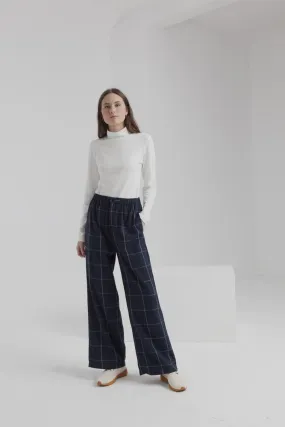 mamita plaid blue pants