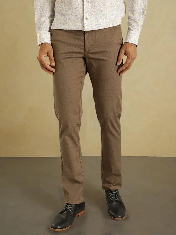 Men Brooklyn Fit Cotton Stretch Trouser