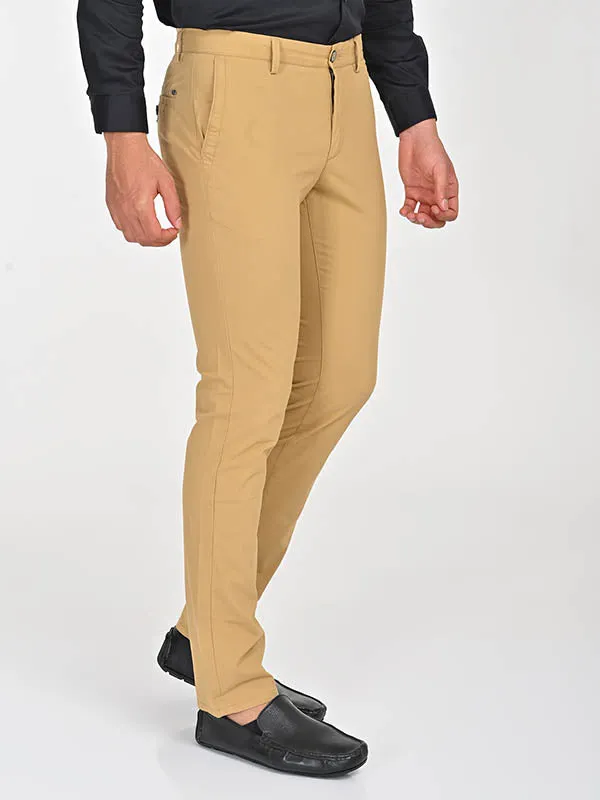 Men Brooklyn Fit Cotton Stretch Trouser