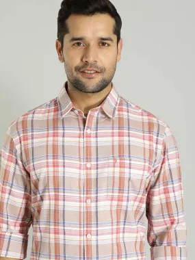 Men Checked Full Sleeve Cotton Shirt