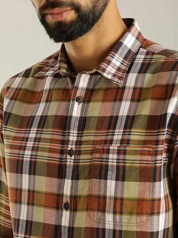 Men Checked Full Sleeve Cotton Shirt