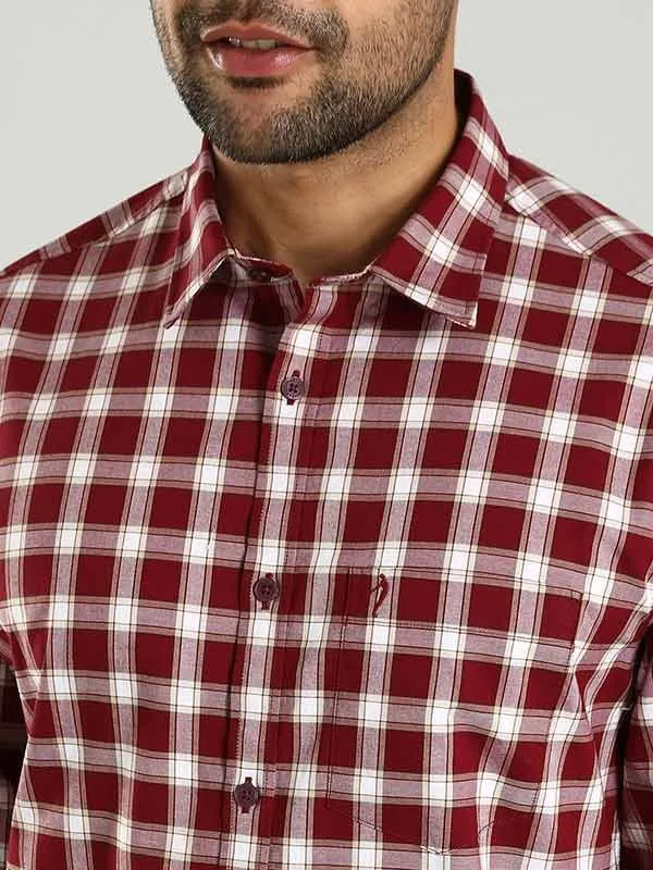 Men Checked Full Sleeve Cotton Shirt