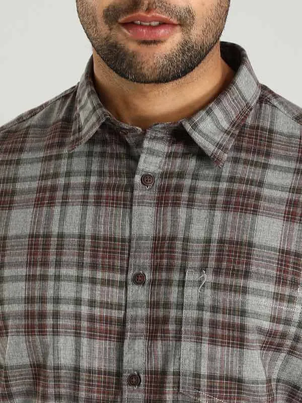 Men Checked Full Sleeve Cotton Shirt