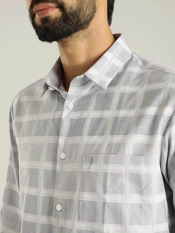 Men Checked Full Sleeve Cotton Shirt