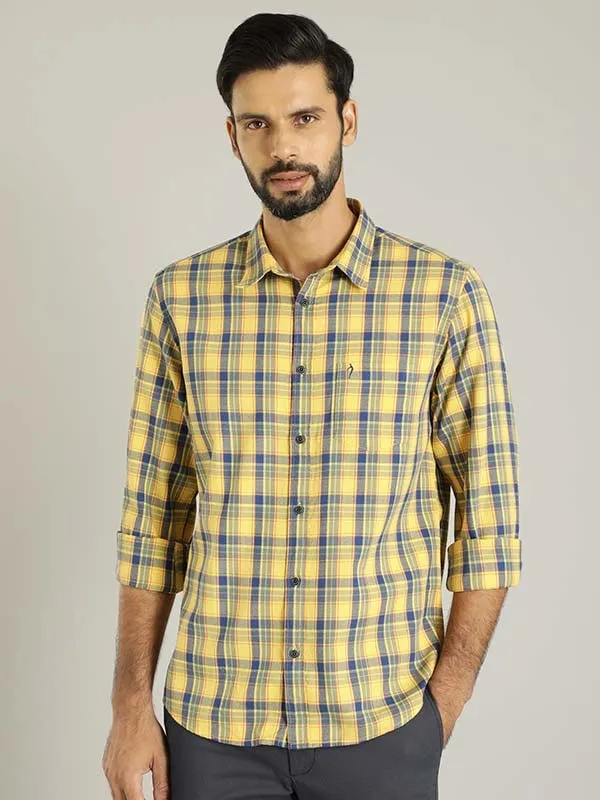 Men Checked Full Sleeve Cotton Shirt