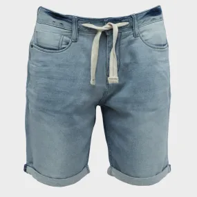 Men`s Light Blue Denim Shorts