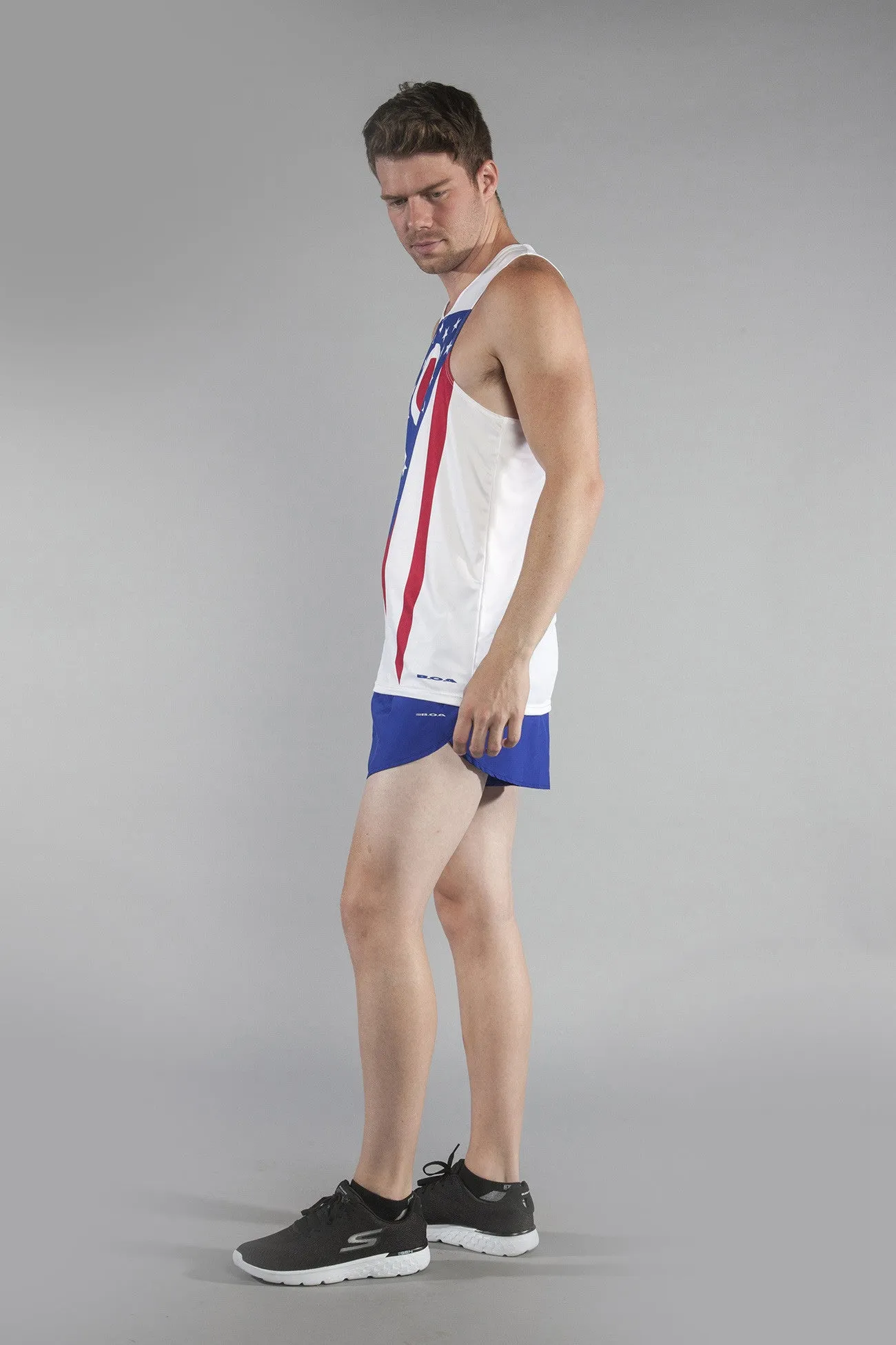 Men's Printed Singlet- Ohio