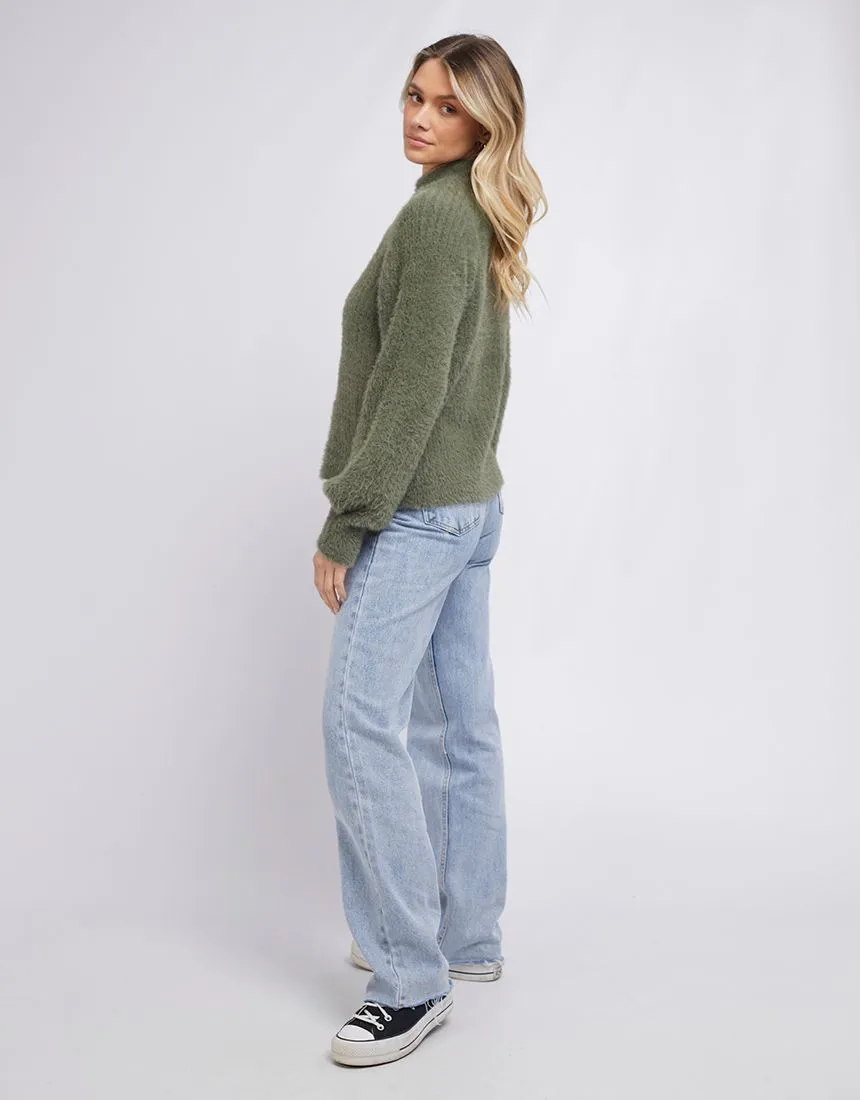 Missy Oversized Knit (Khaki)