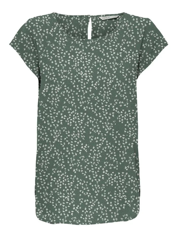 Nova Lux Short Sleeve Patterned Top