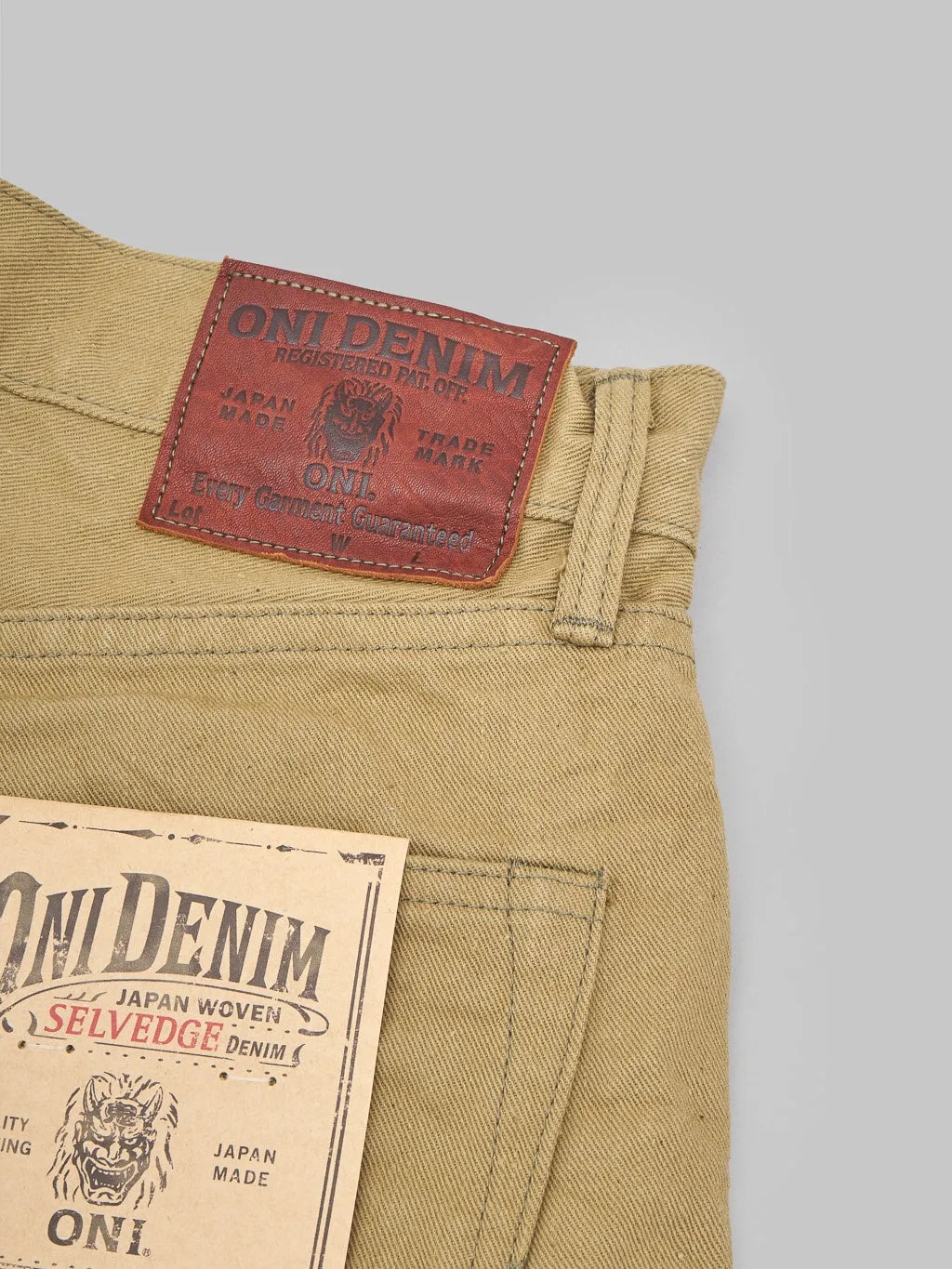 ONI Denim 206-BRD "British Drill" Stylish Straight Jeans