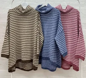 Oversized Striped Jumper