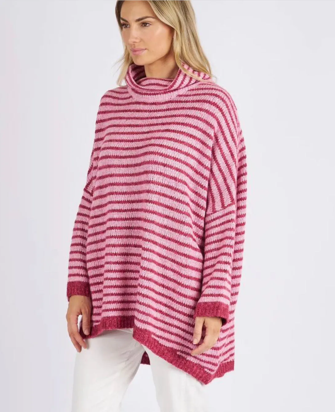 Oversized Striped Jumper