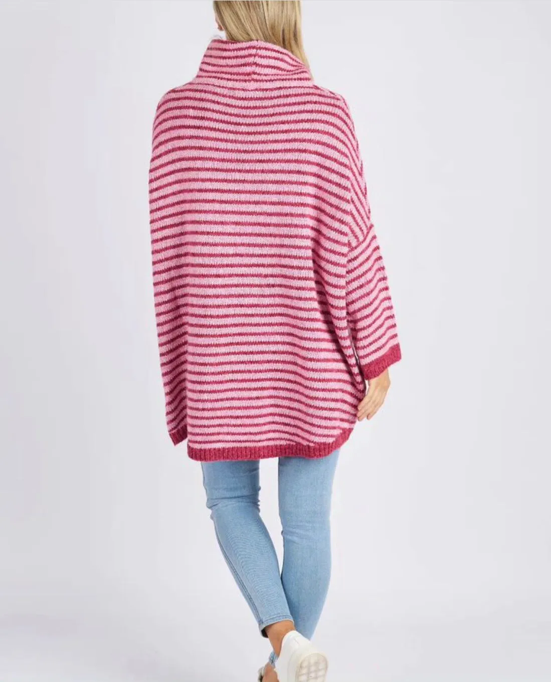 Oversized Striped Jumper