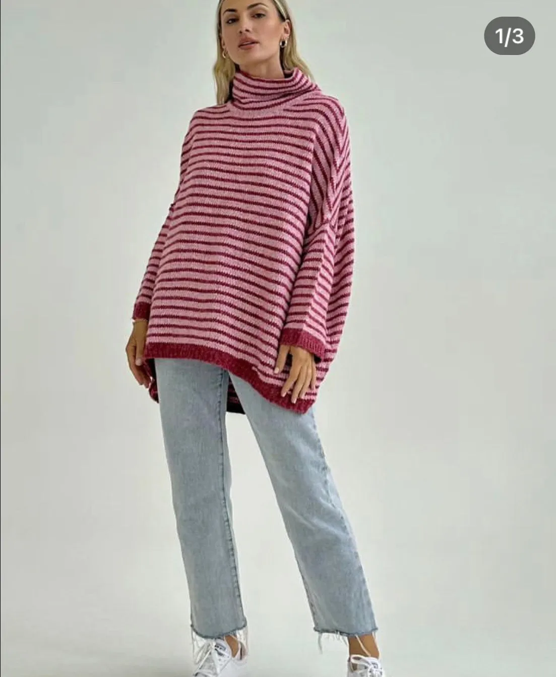 Oversized Striped Jumper